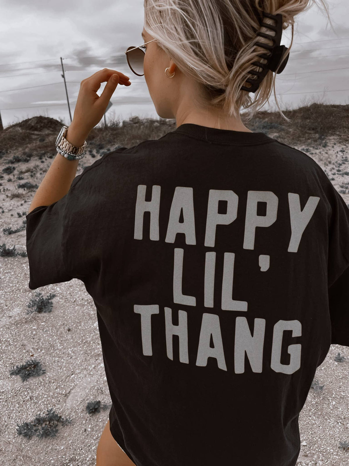 Elle & Co. Happy Lil' Thang Tee