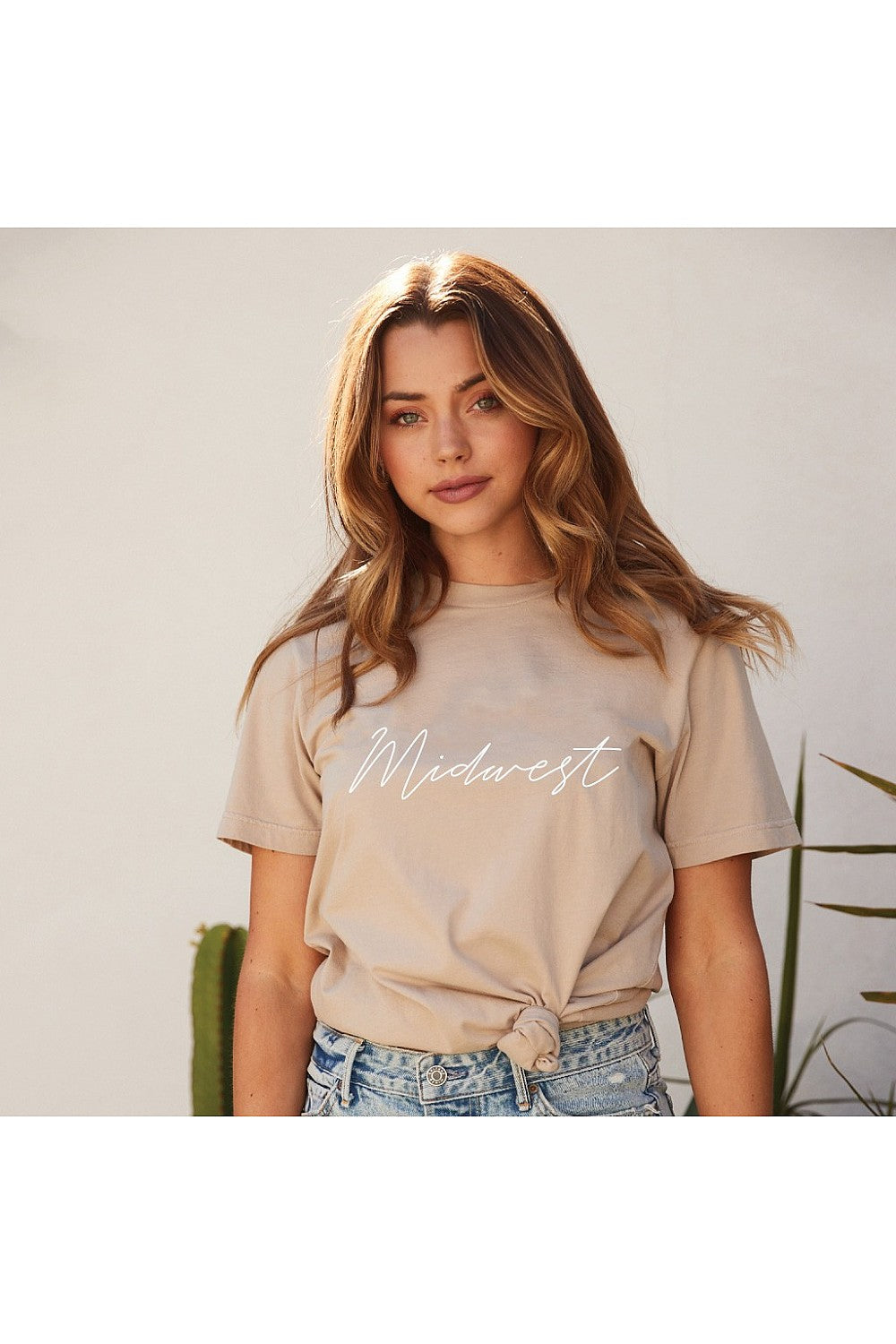 Midwest Tee - Tan