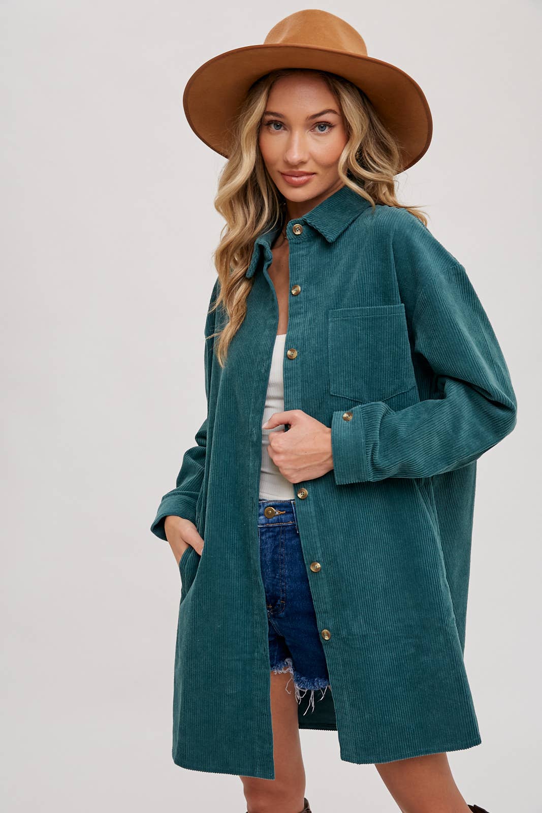 Oversized Corded Jacket