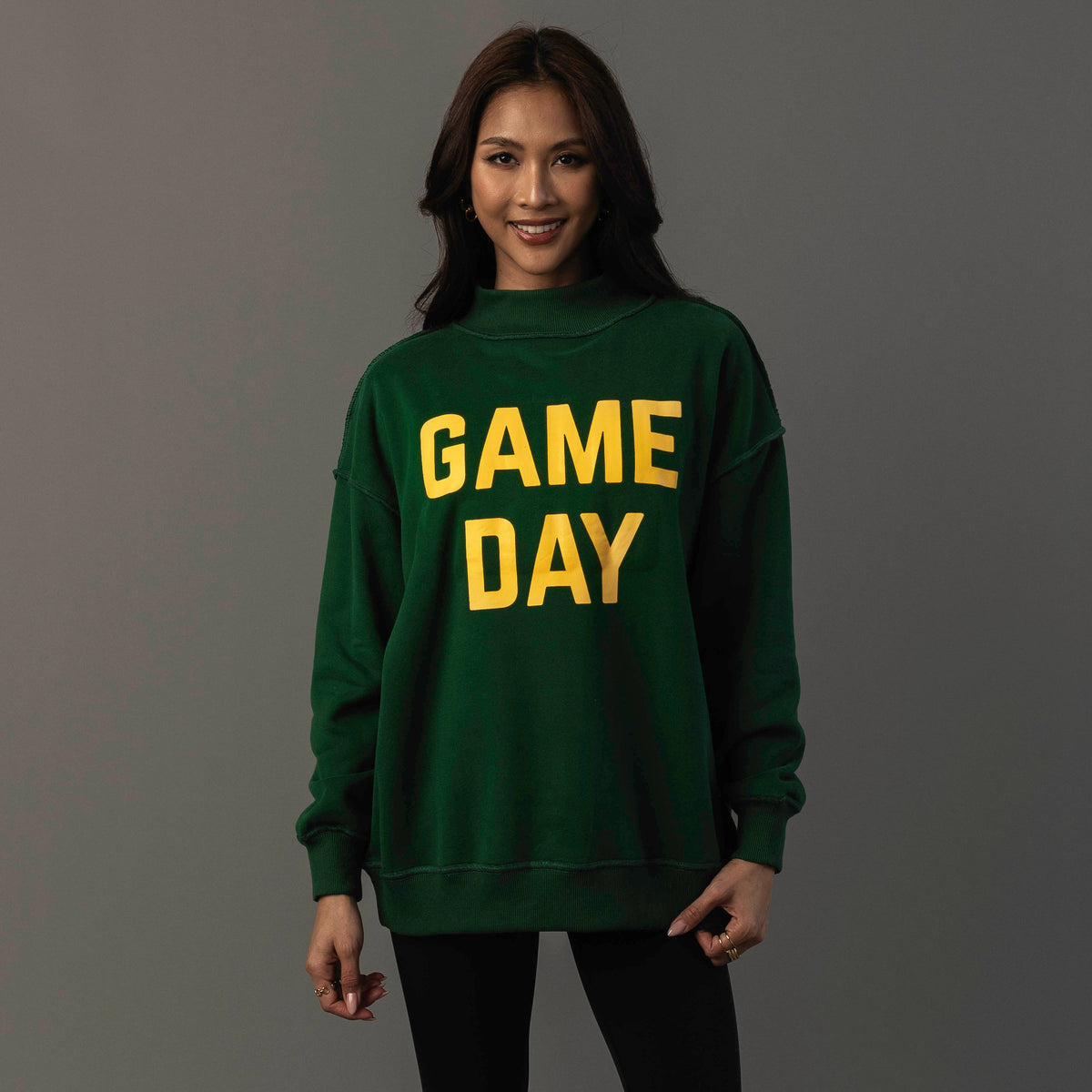 Game Day & Sunday Funday Reversible Mockneck