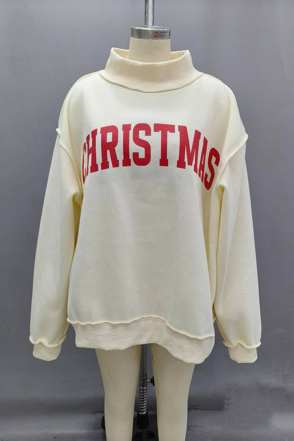 Christmas Reversible Mockneck