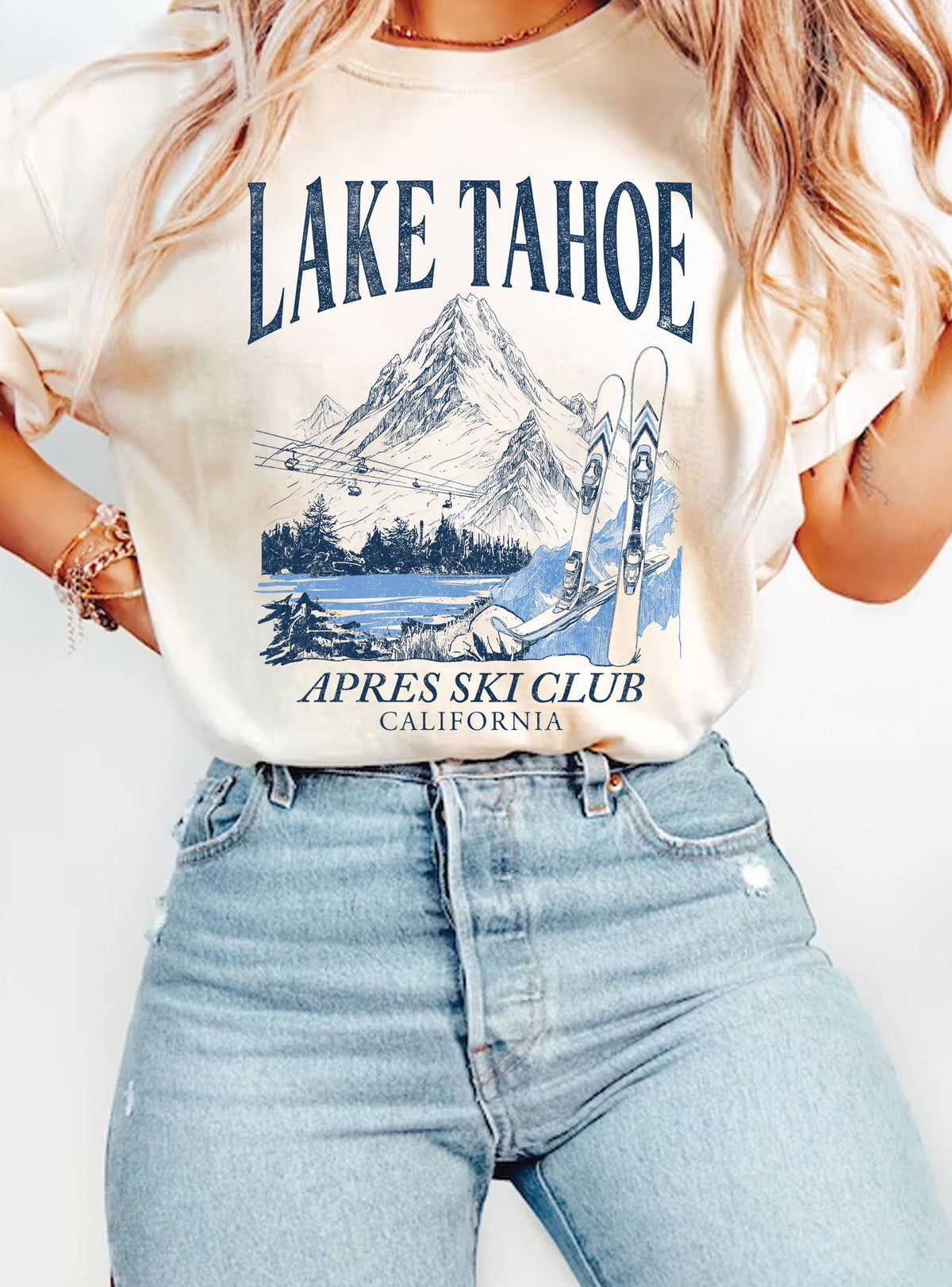 Lake Tahoe Ski Tee