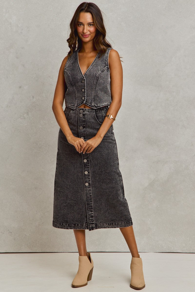Lettie Denim Skirt