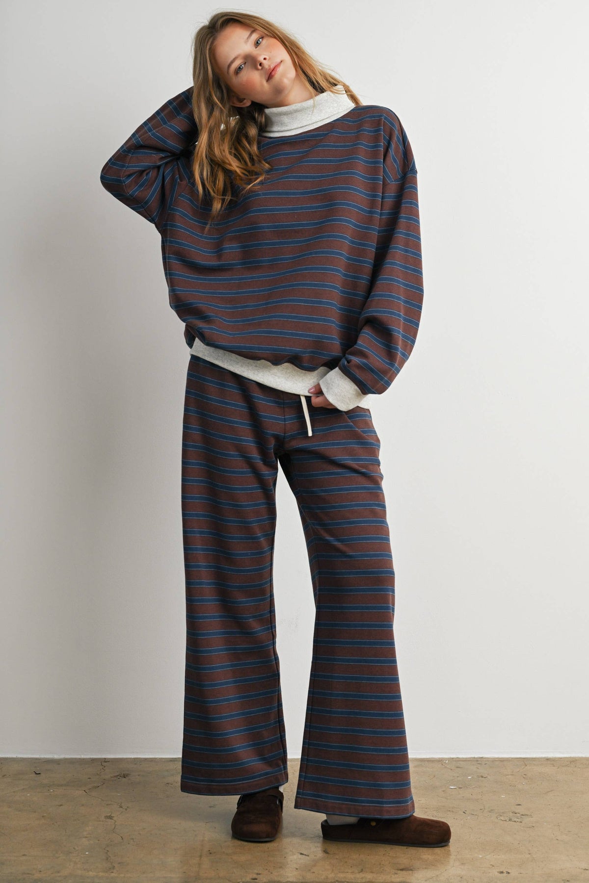 Jaidyn Stripe Wide Leg Pants