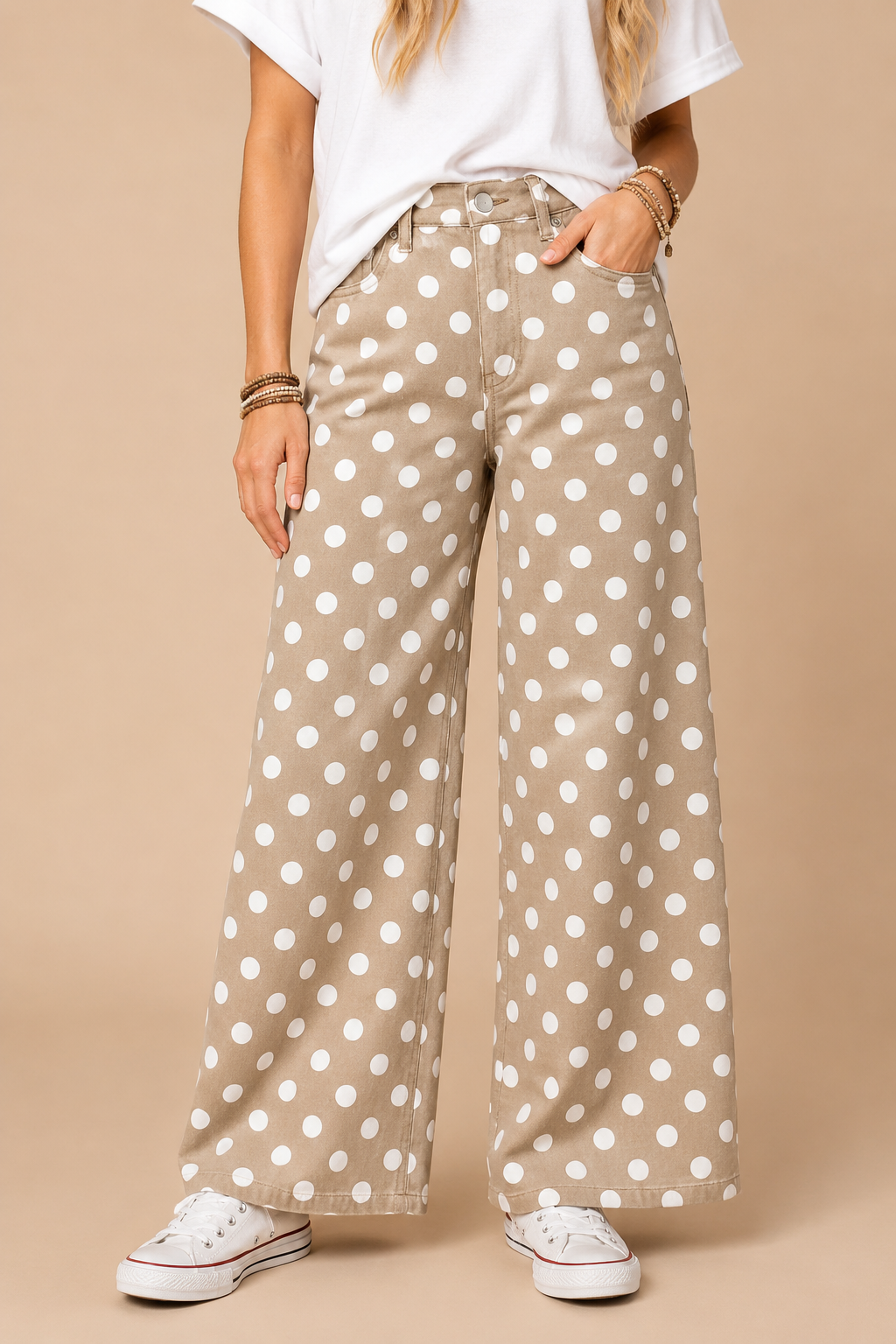 Polka Dot Denim