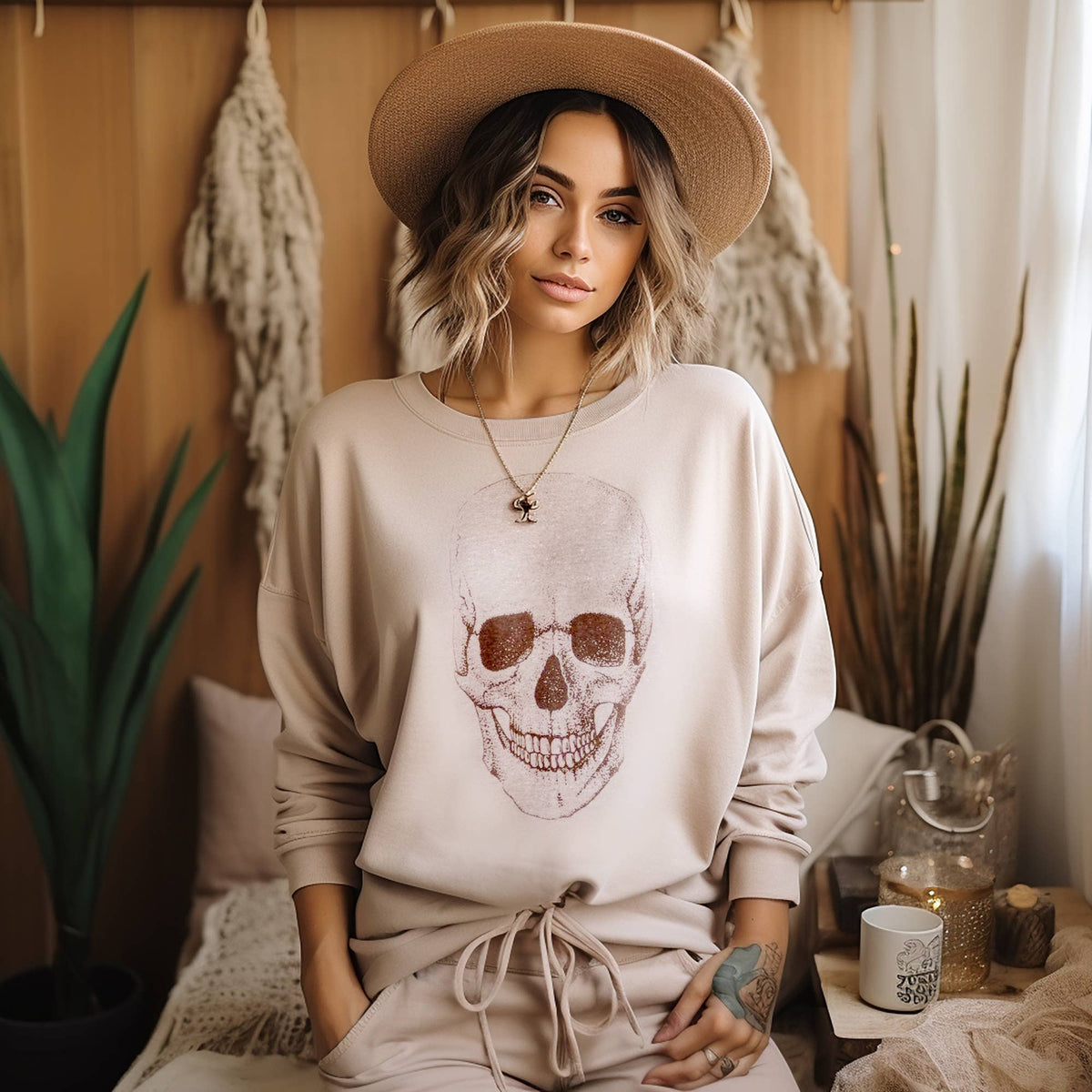 Skull Crewneck