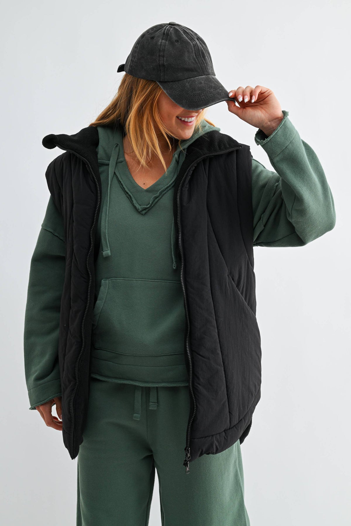 Jaymes Longline Puffer Vest
