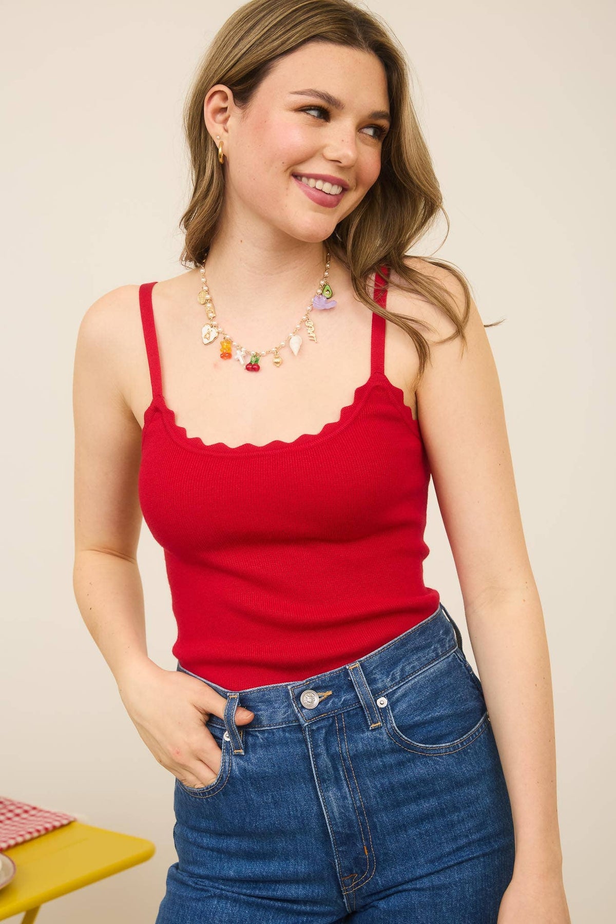 Scalloped Cami