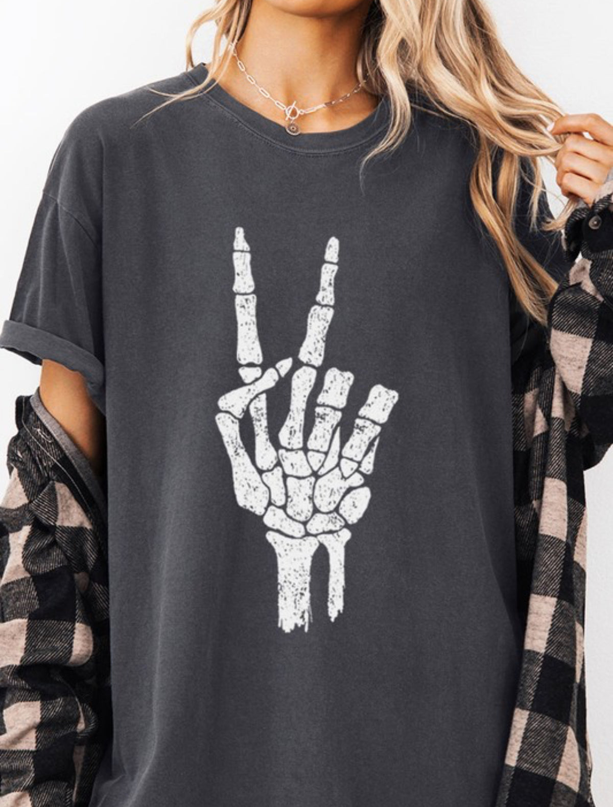 Peace Skeleton Tee