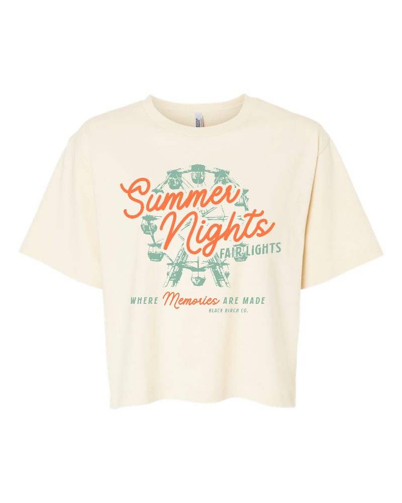 Summer Nights Cropped Tee