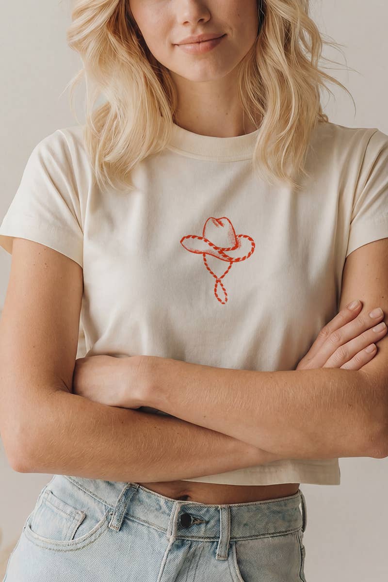 Cowgirl Hat Baby Tee