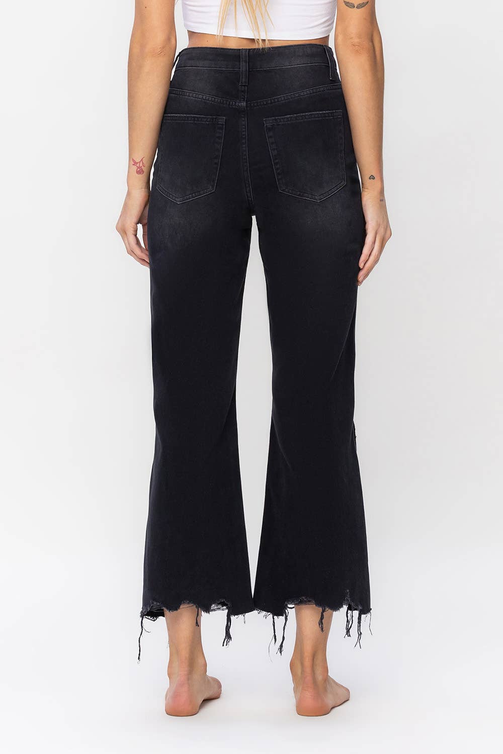 Leslie 90'S Crop Flare Jeans