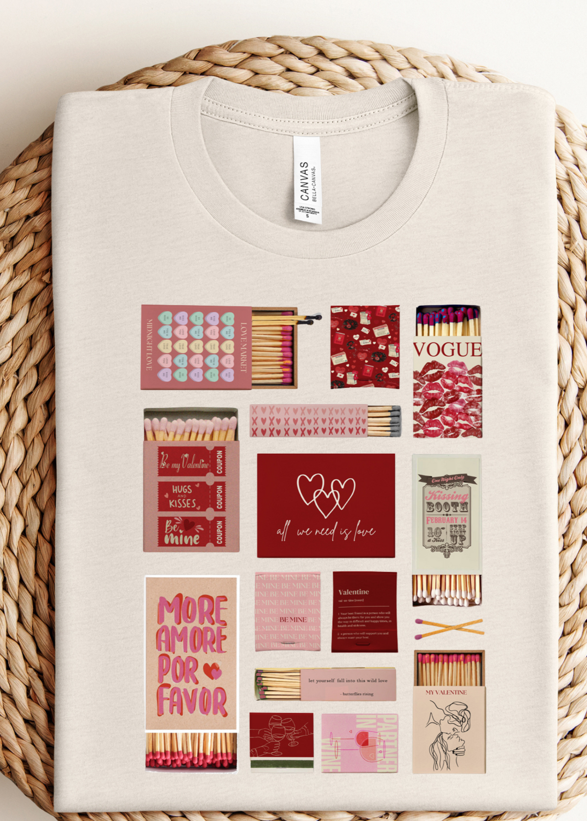 Valentine Match Box Tee