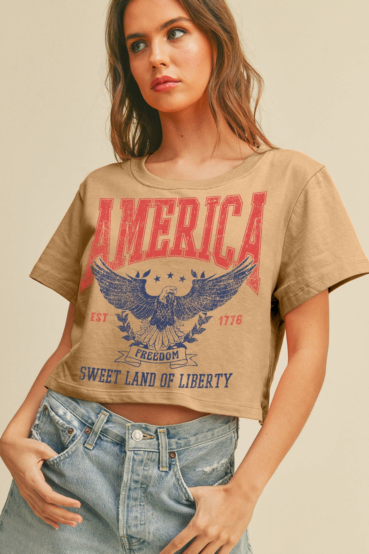 America Sweet Land Of Liberty Tee